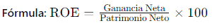Formula Rentabilidad sobre el Patrimonio