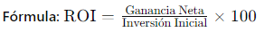Formula Rentabilidad sobre la Inversión