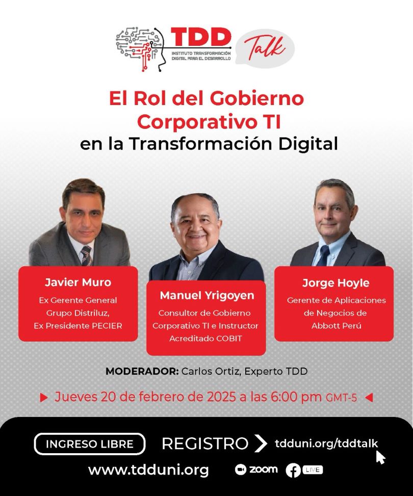 TDD TALK: Gobierno Corporativo TI