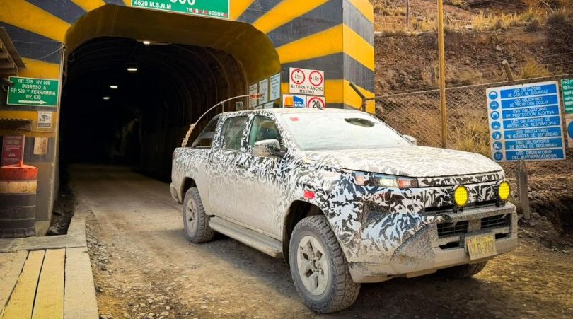 Toyota del Perú y Volcan prueban una pick-up 100% eléctrica en minería subterránea